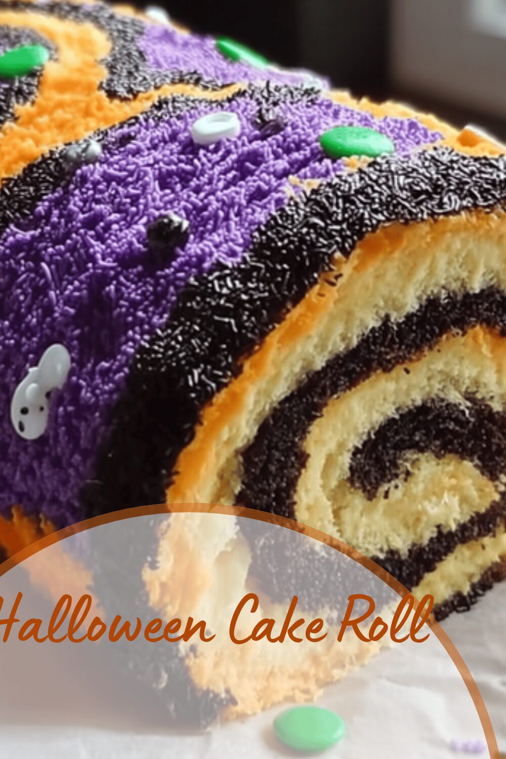 Halloween Cake Roll
