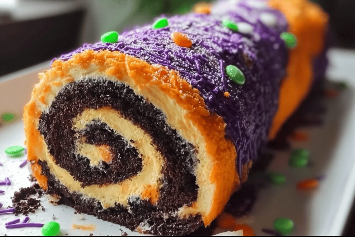Halloween Cake Roll