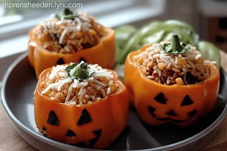 Halloween Shredded Chicken Rice Stuffed Peppers 92.png