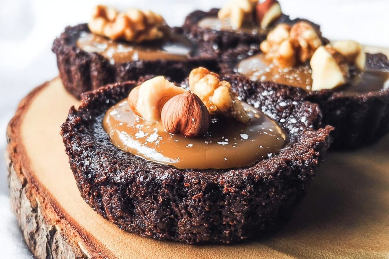 Hazelnut Vegan Chocolate Tarts