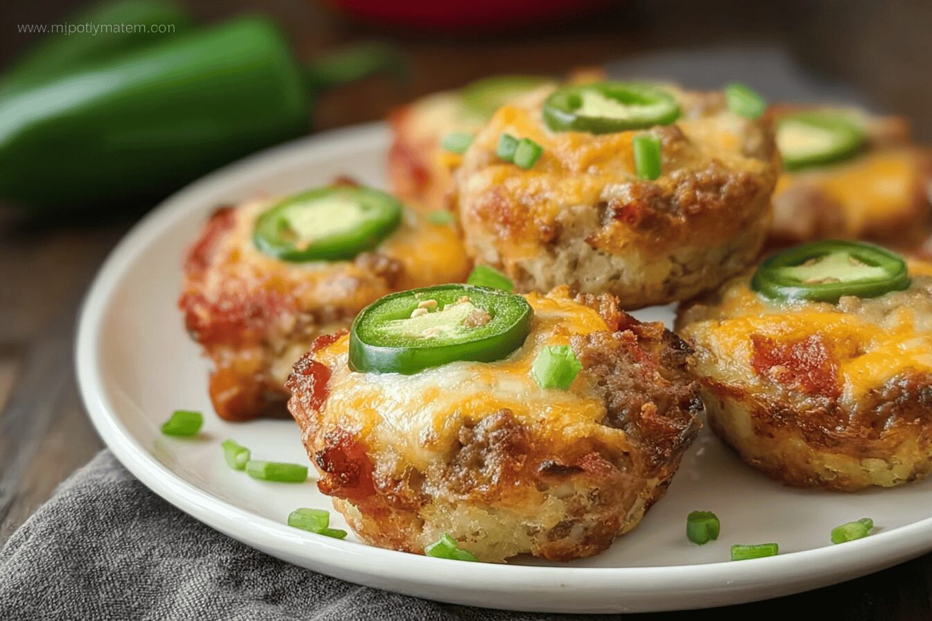 Jalapeno Popper Burger Bites