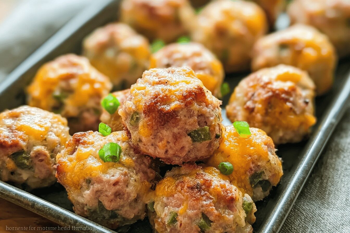 Jalapeno Popper Sausage Balls