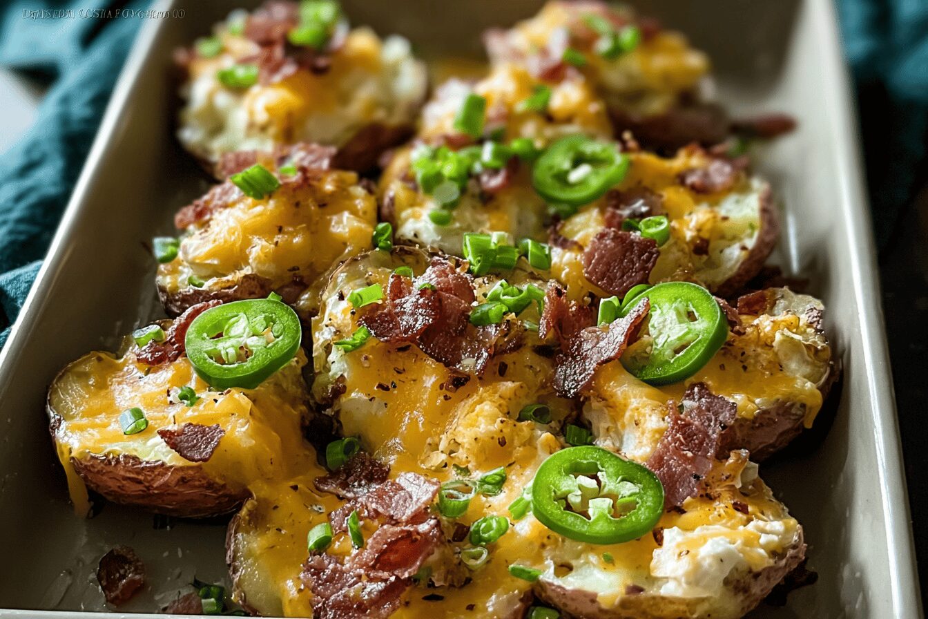 Jalapeno Popper Smashed Potatoes