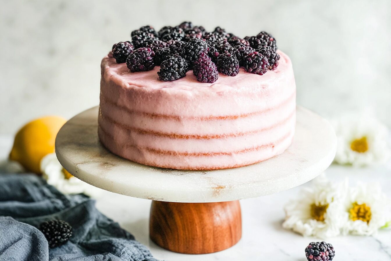 Lemon Blackberry Cake