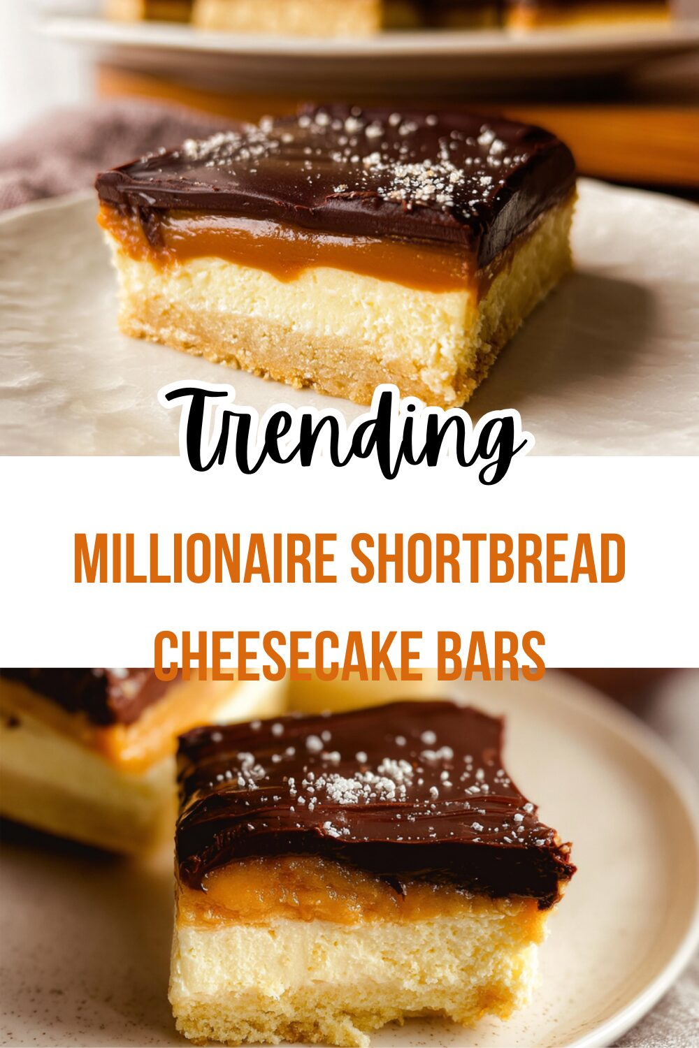 Millionaire Shortbread Cheesecake Bars