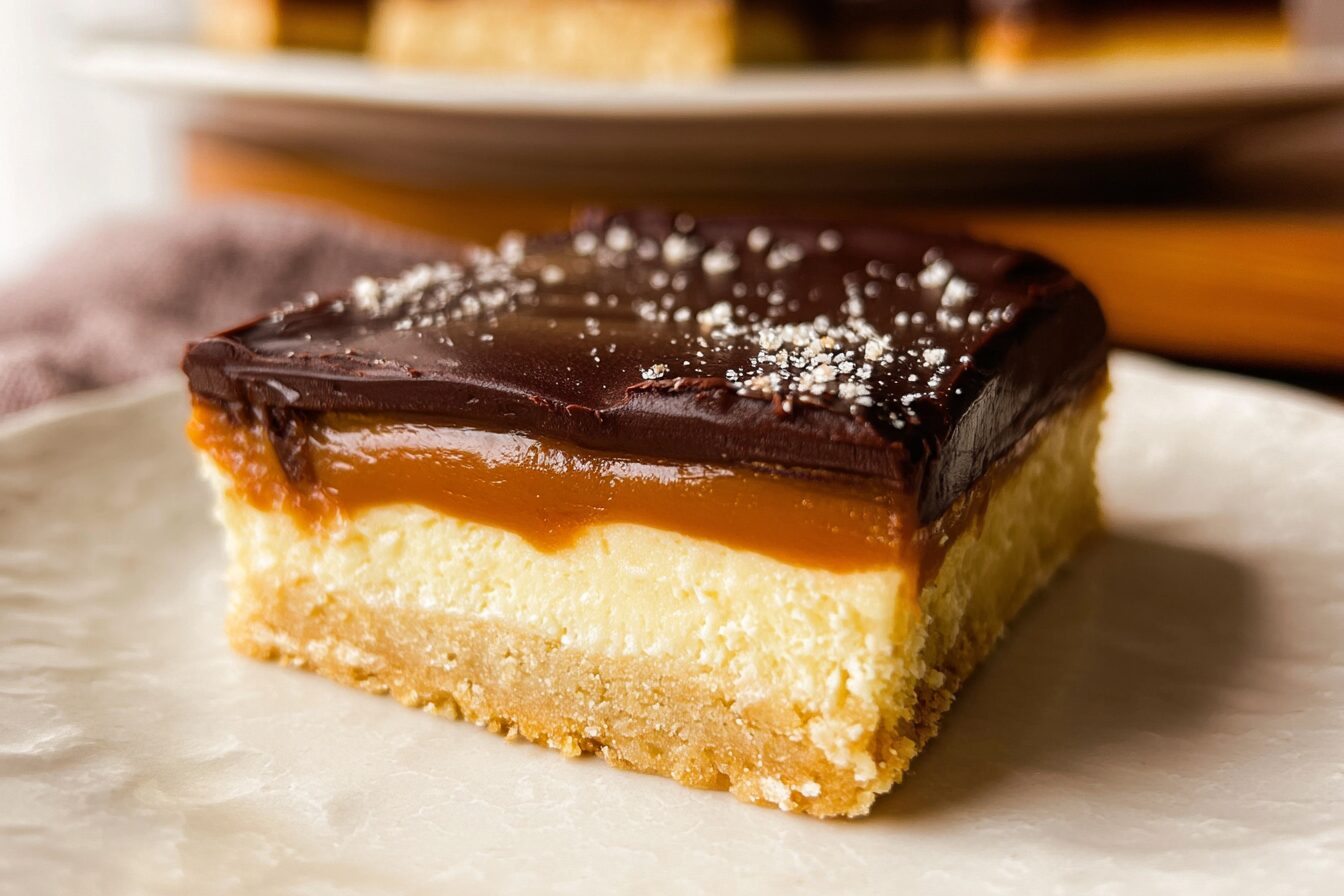 Millionaire Shortbread Cheesecake Bars