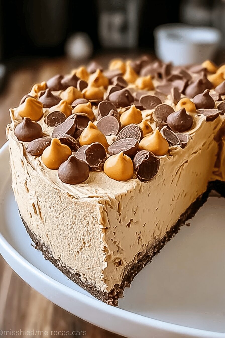 No Bake Peanut Butter Cheesecake
