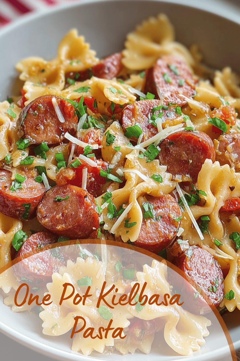One Pot Kielbasa Pasta