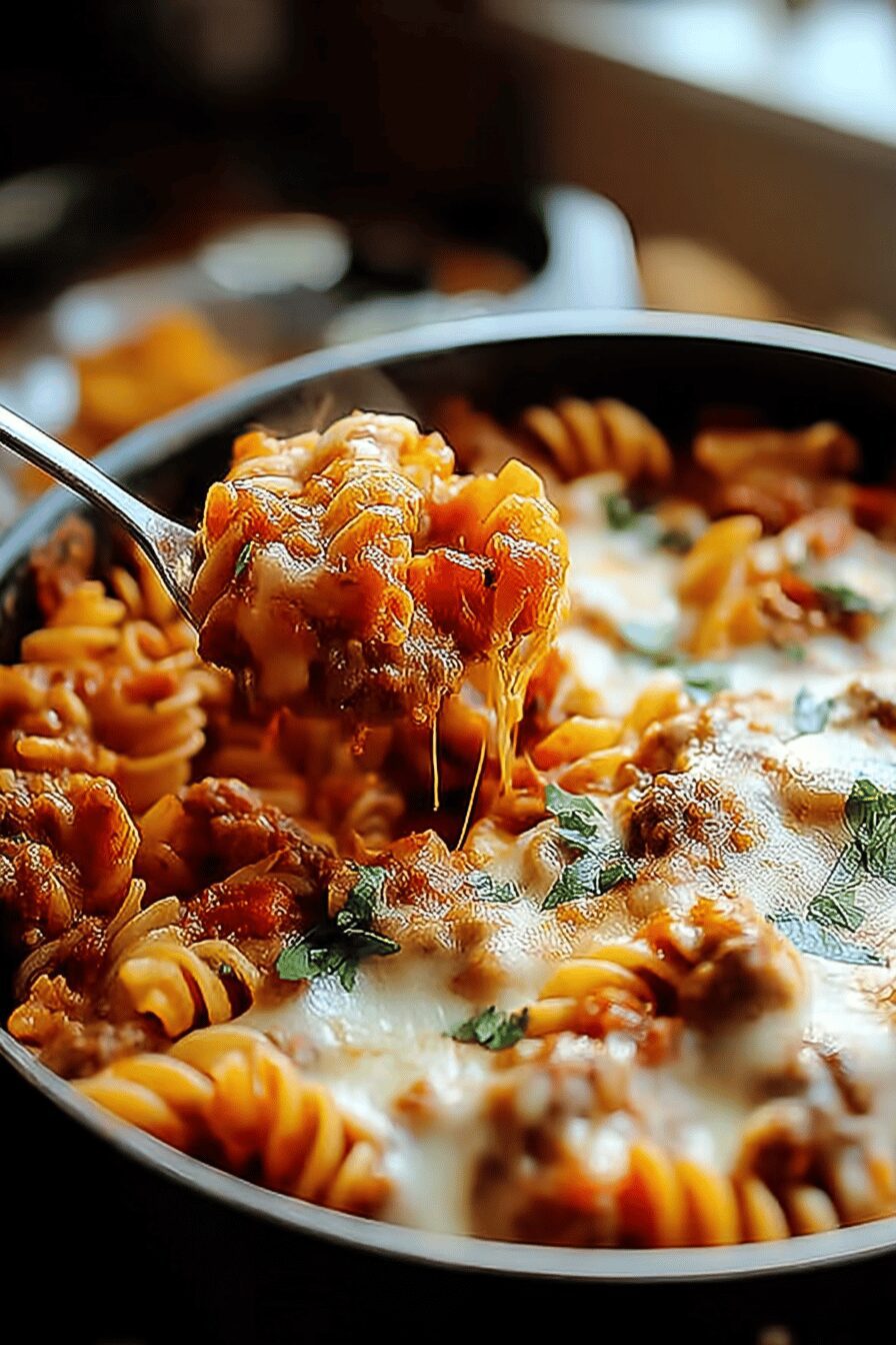 One Pot Pizza Pasta