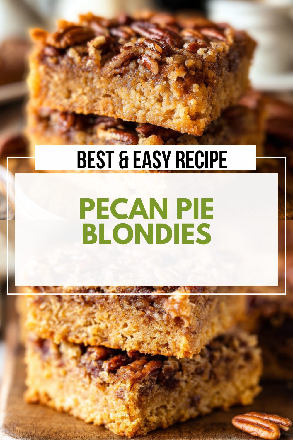 Pecan Pie Blondies