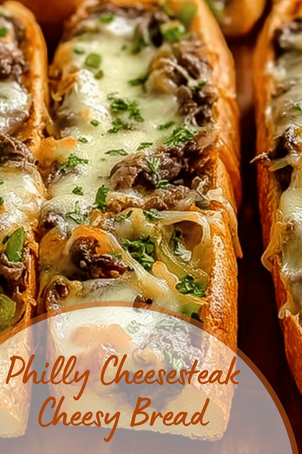 Philly Cheesesteak Cheesy Bread
