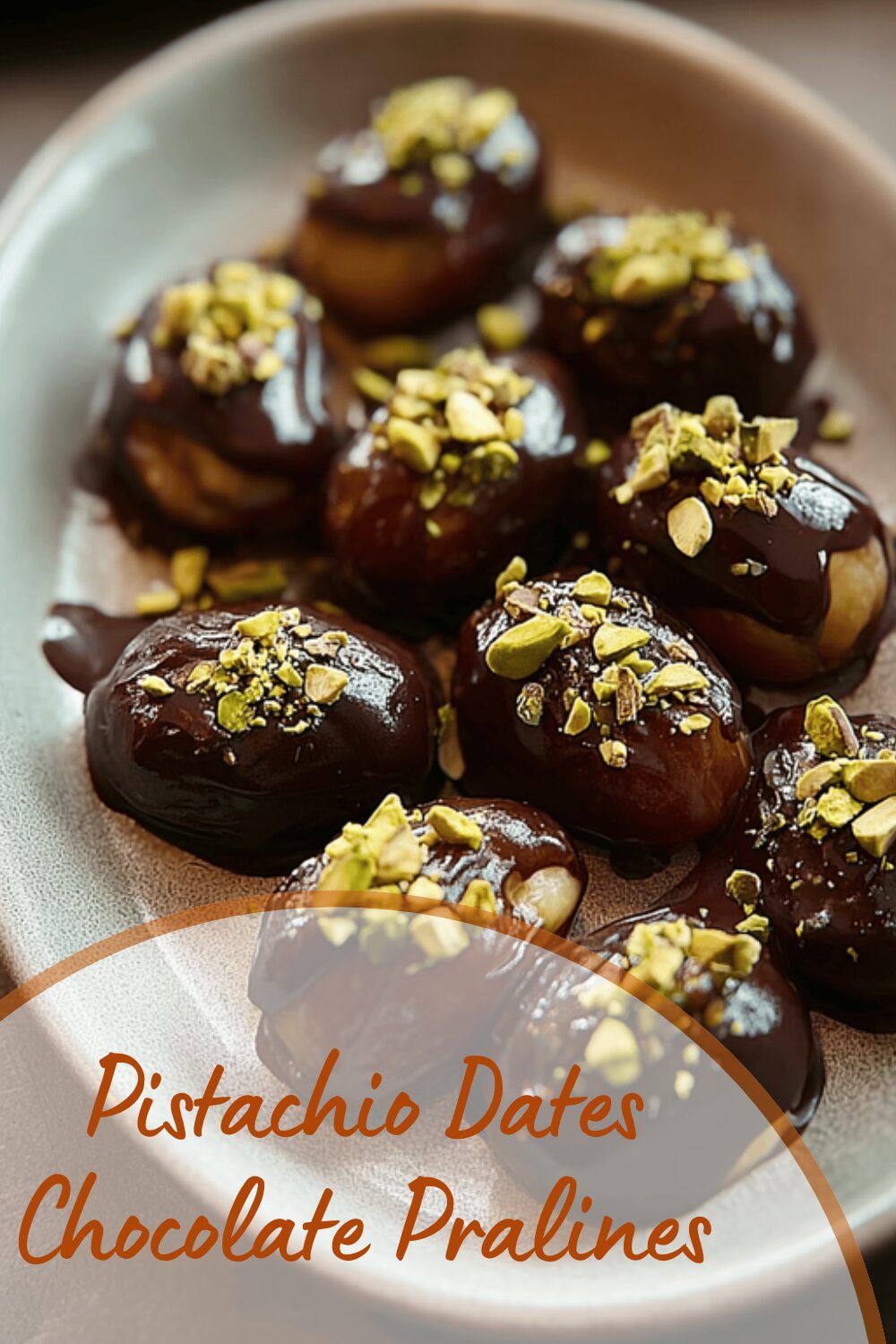 Pistachio Dates Chocolate Pralines