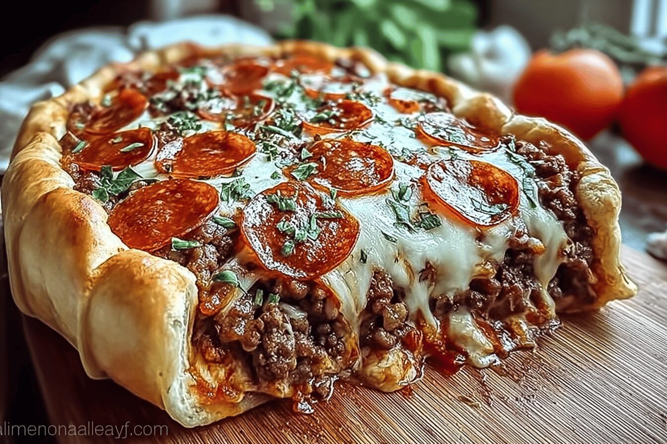 Pizza Burger Pie