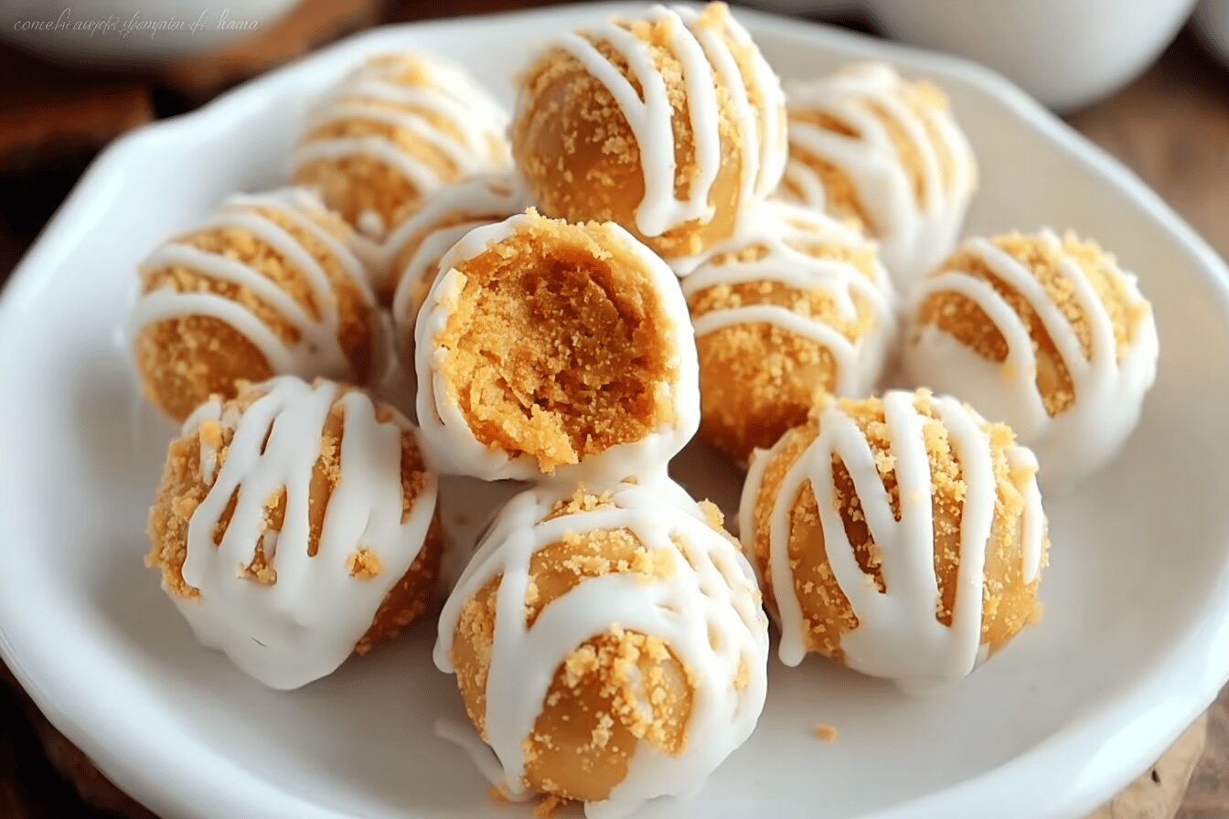Pumpkin Cheesecake Balls