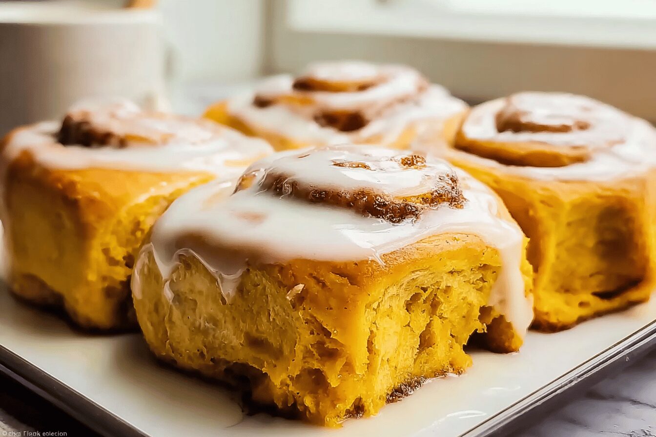 Pumpkin Cinnamon Rolls