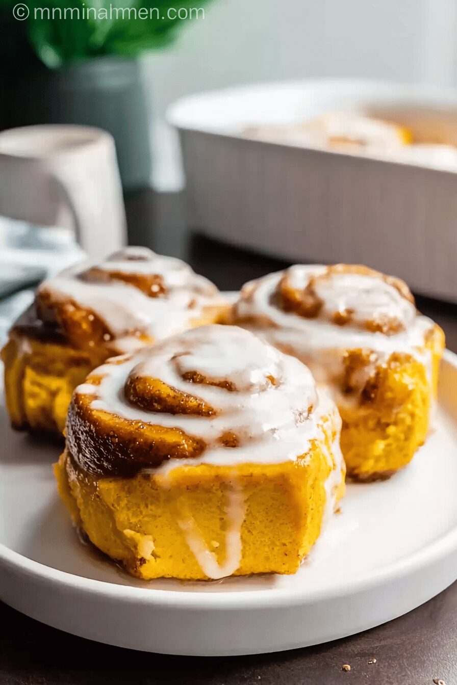 Pumpkin Cinnamon Rolls