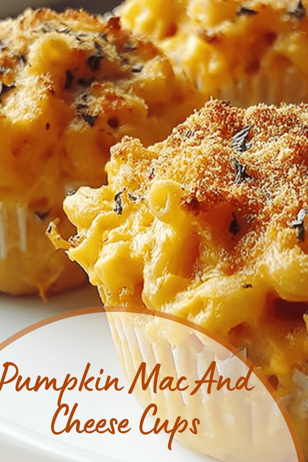 Pumpkin Mac And Cheese Cups
