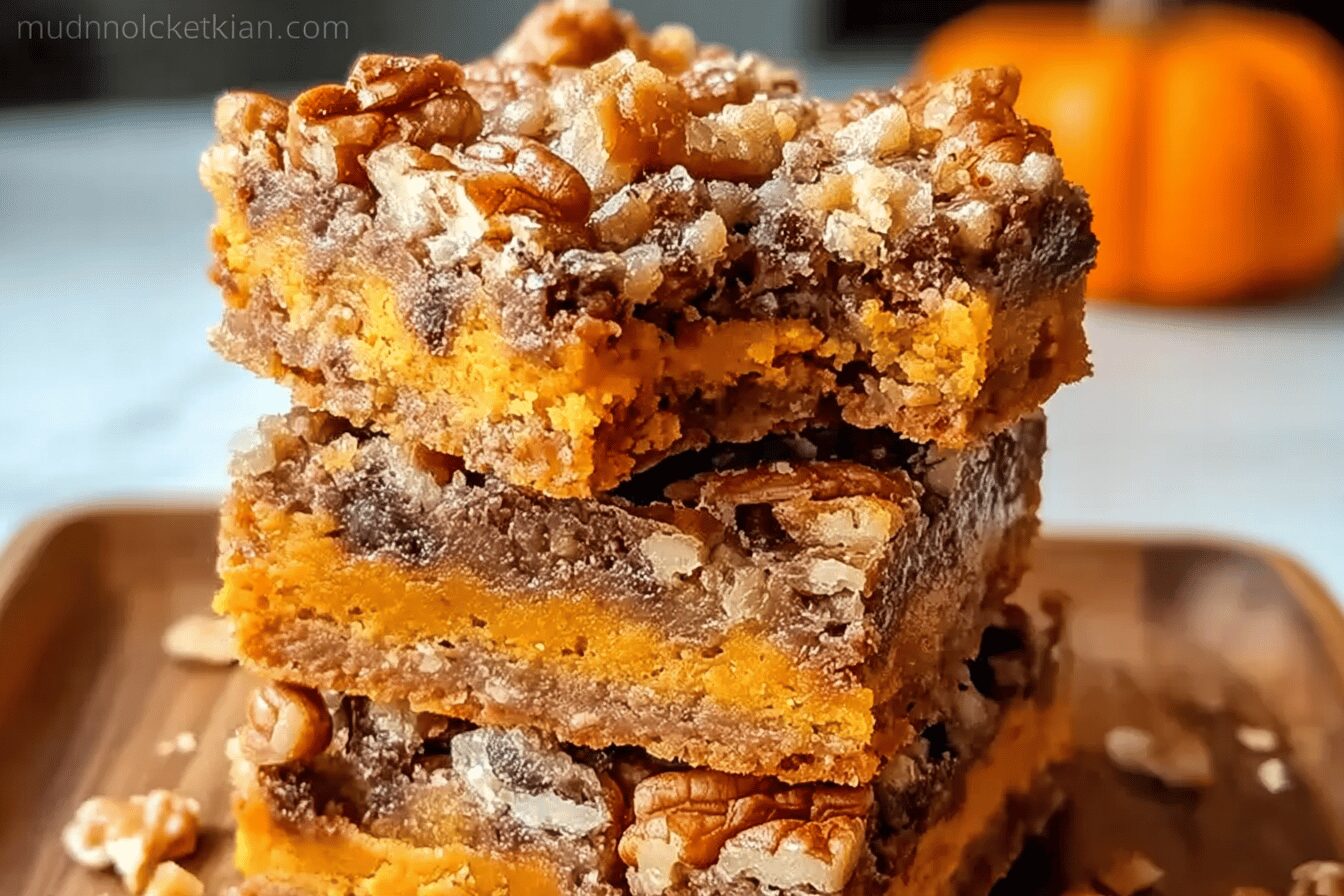Pumpkin Magic Bars