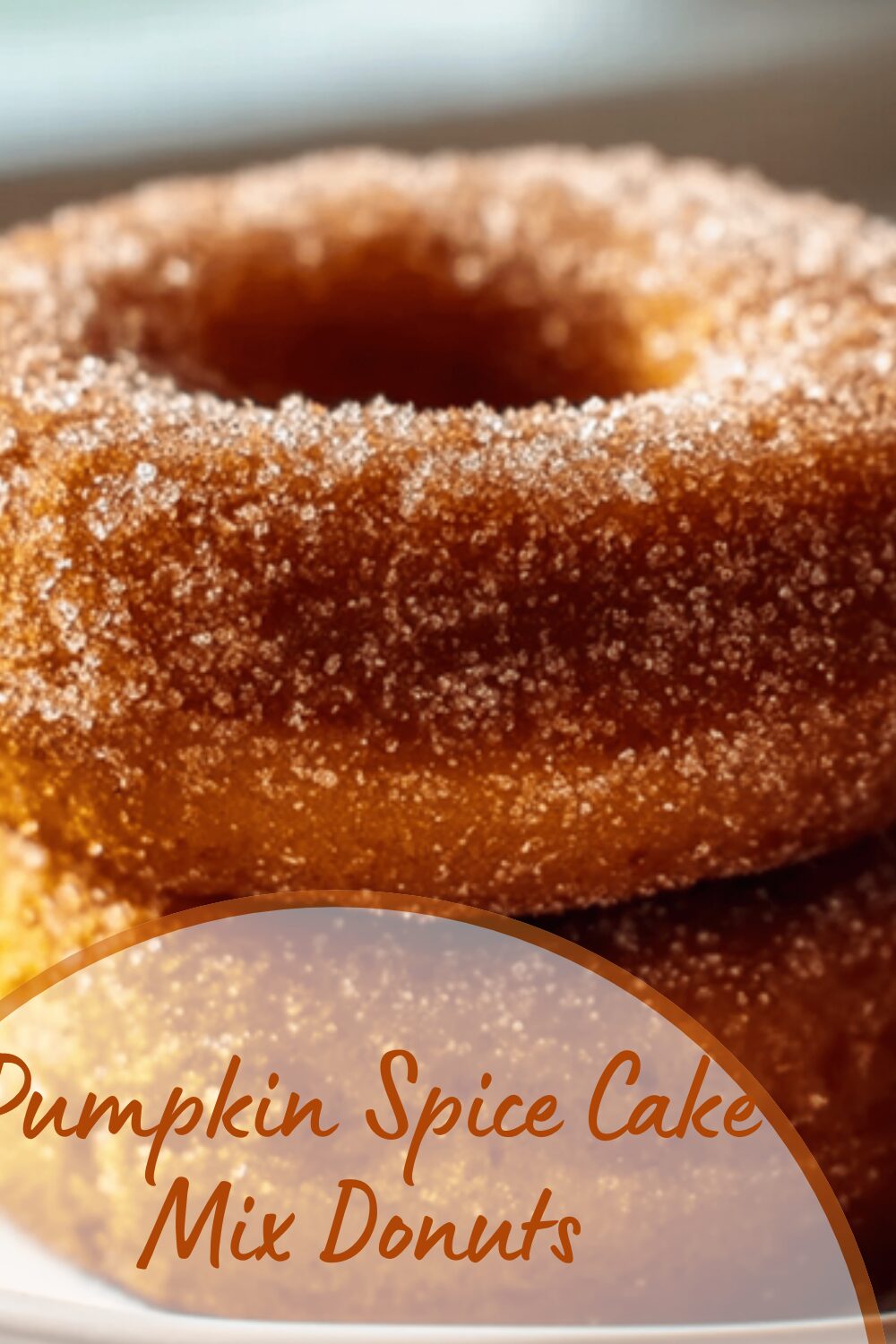 Pumpkin Spice Cake Mix Donuts