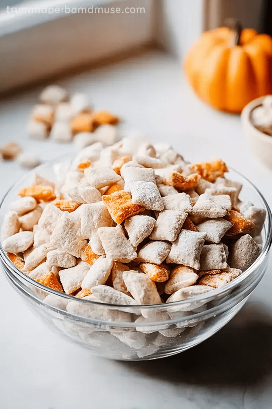 Pumpkin Spice Puppy Chow