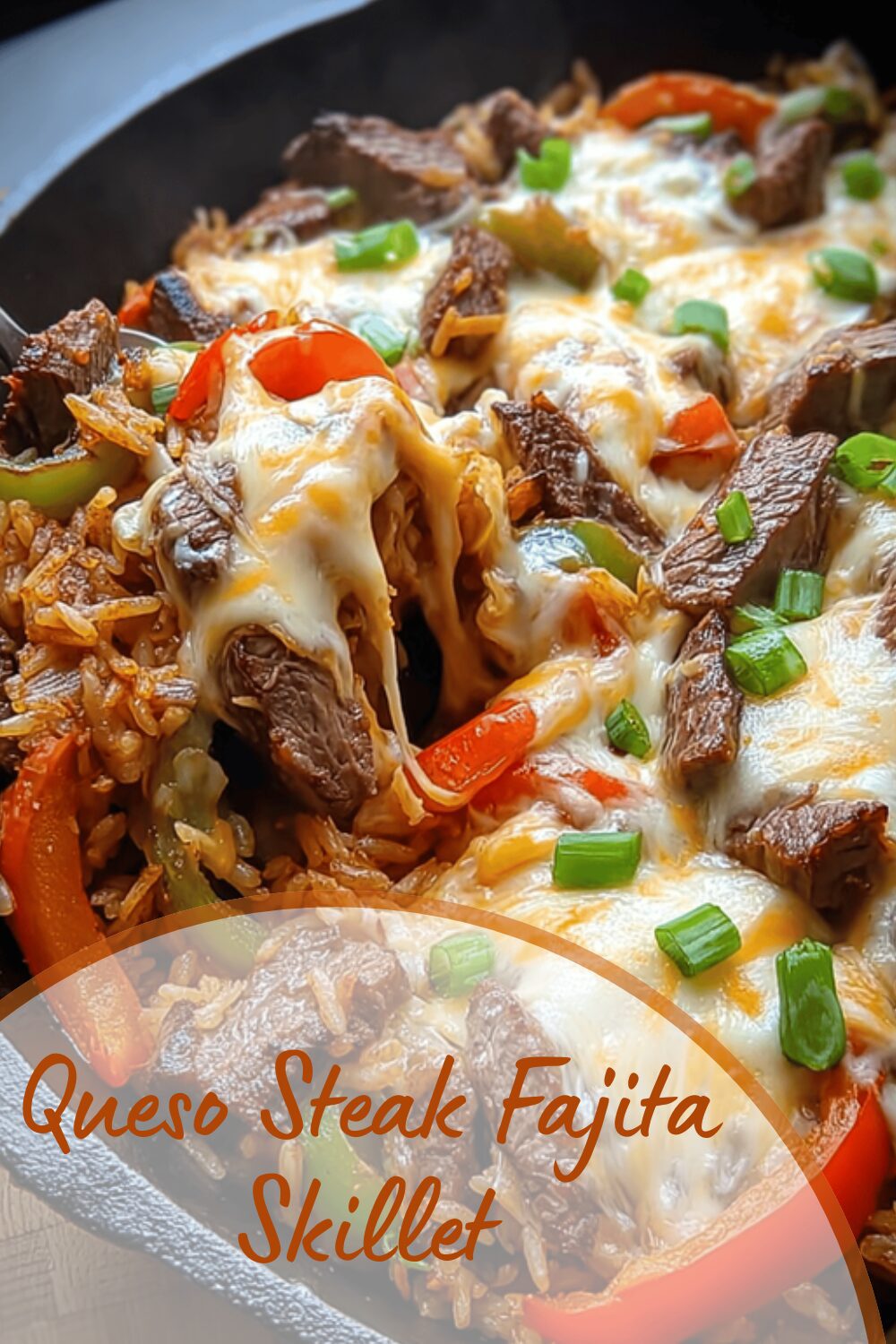Queso Steak Fajita Skillet