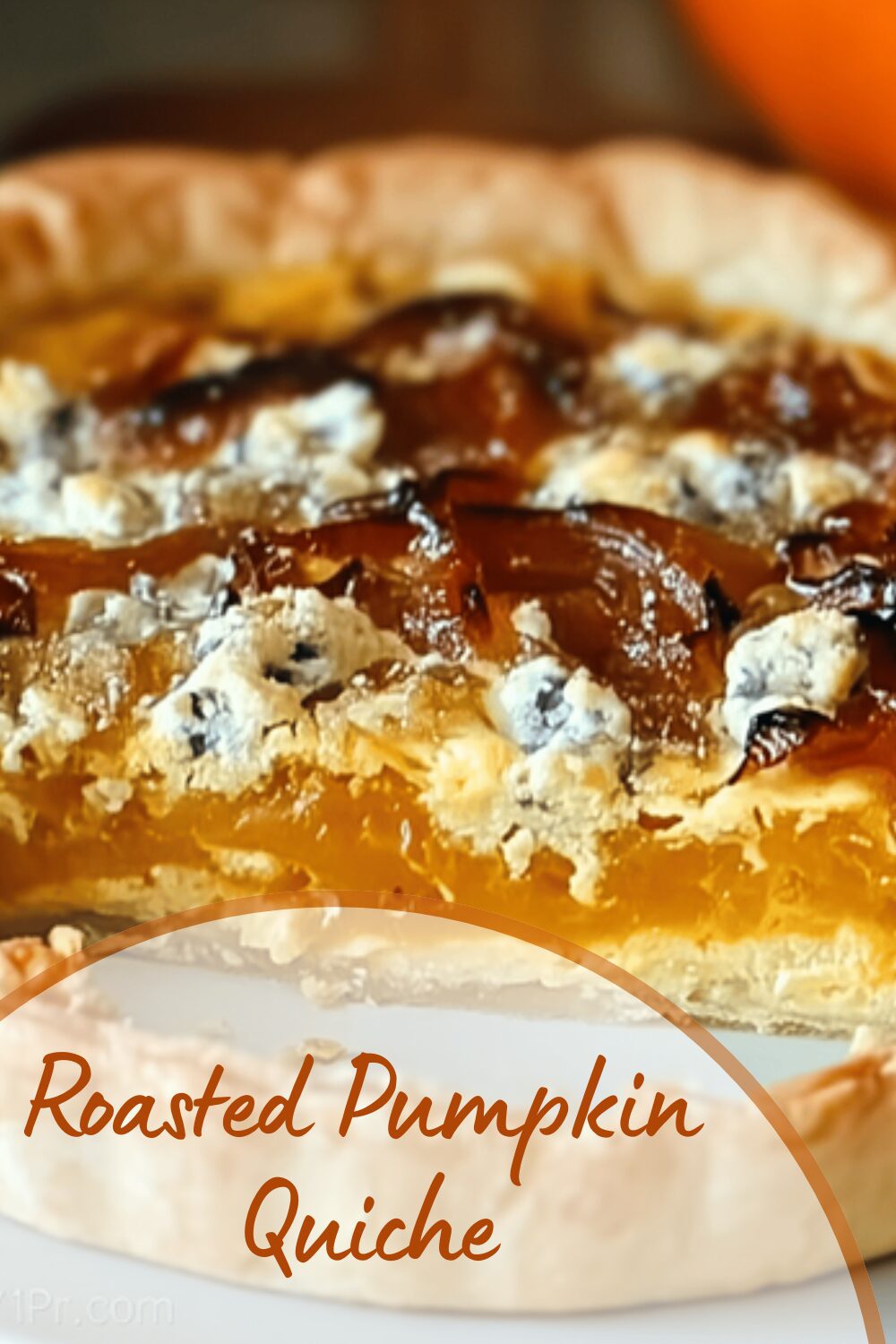 Roasted Pumpkin Quiche