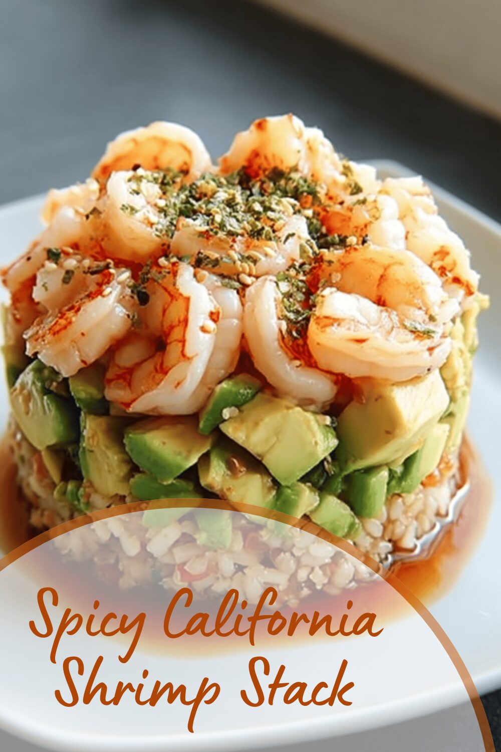 Spicy California Shrimp Stack