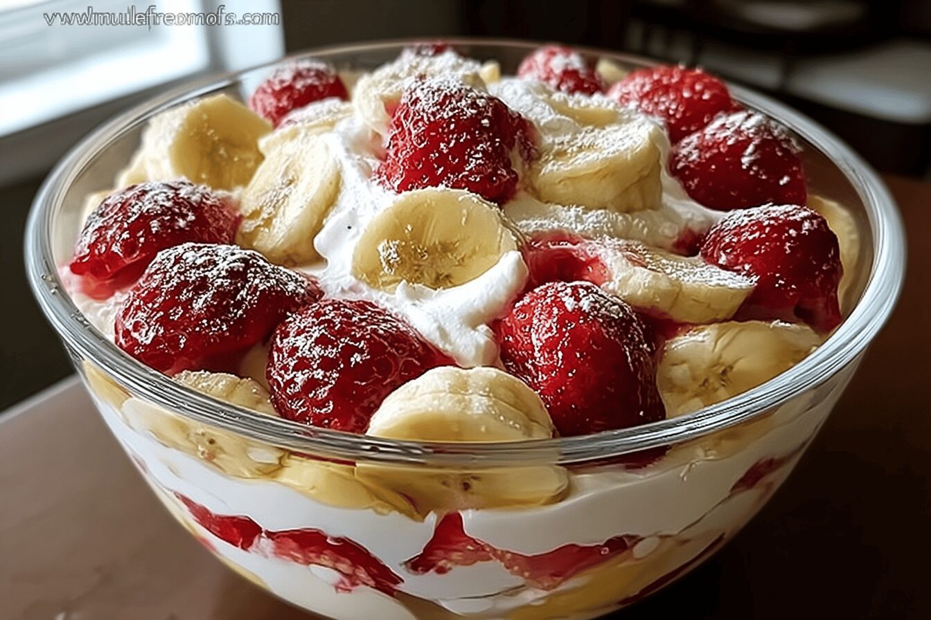 Strawberry Banana Pudding