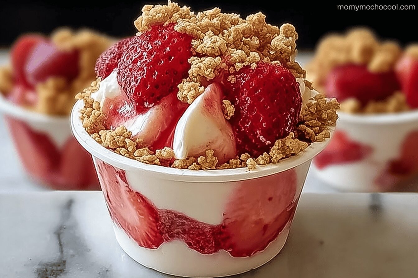 Strawberry Cheesecake Crunch Cup