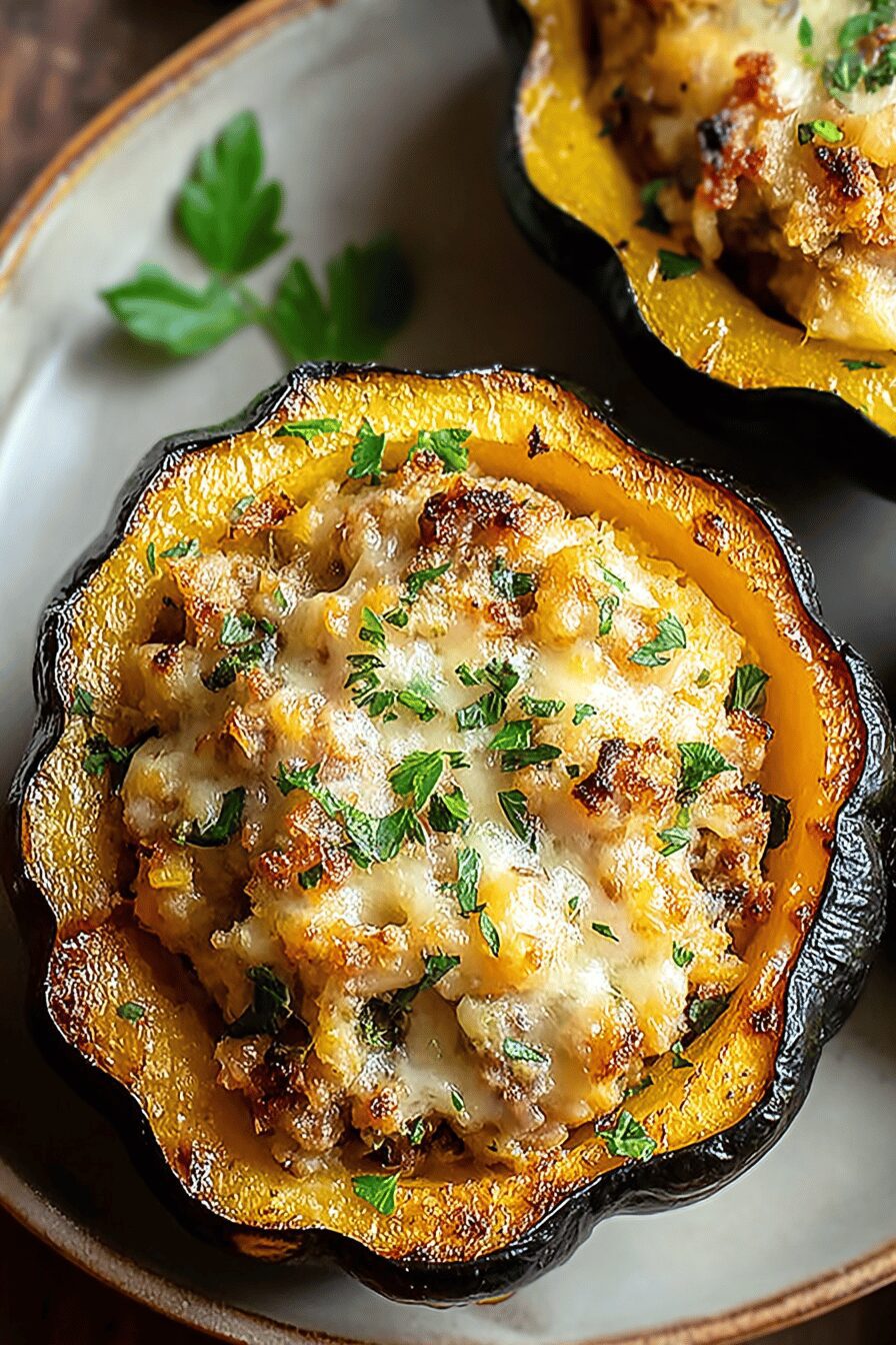 Stuffed Baked Acorn Squash
