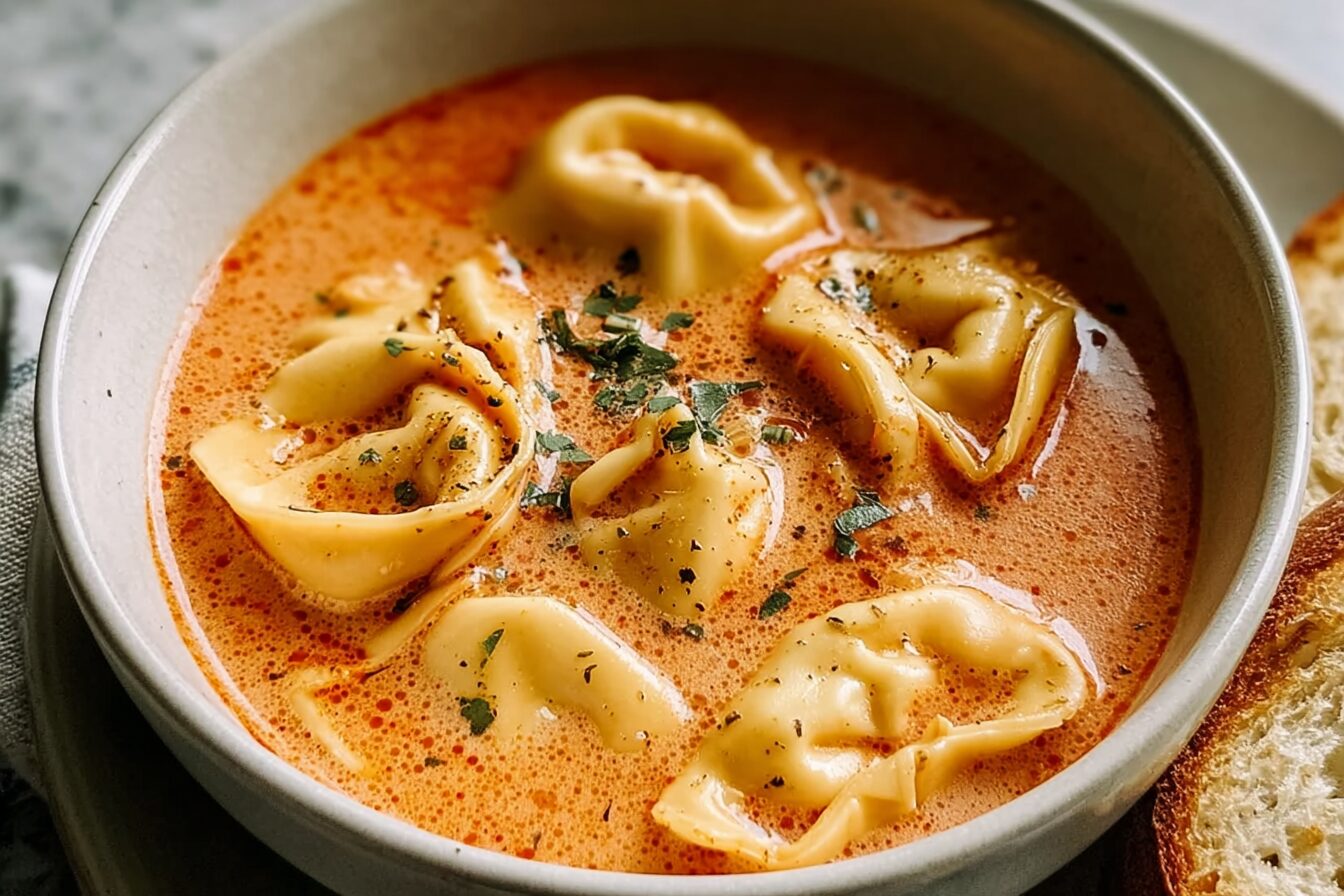 Tomato Tortellini Soup