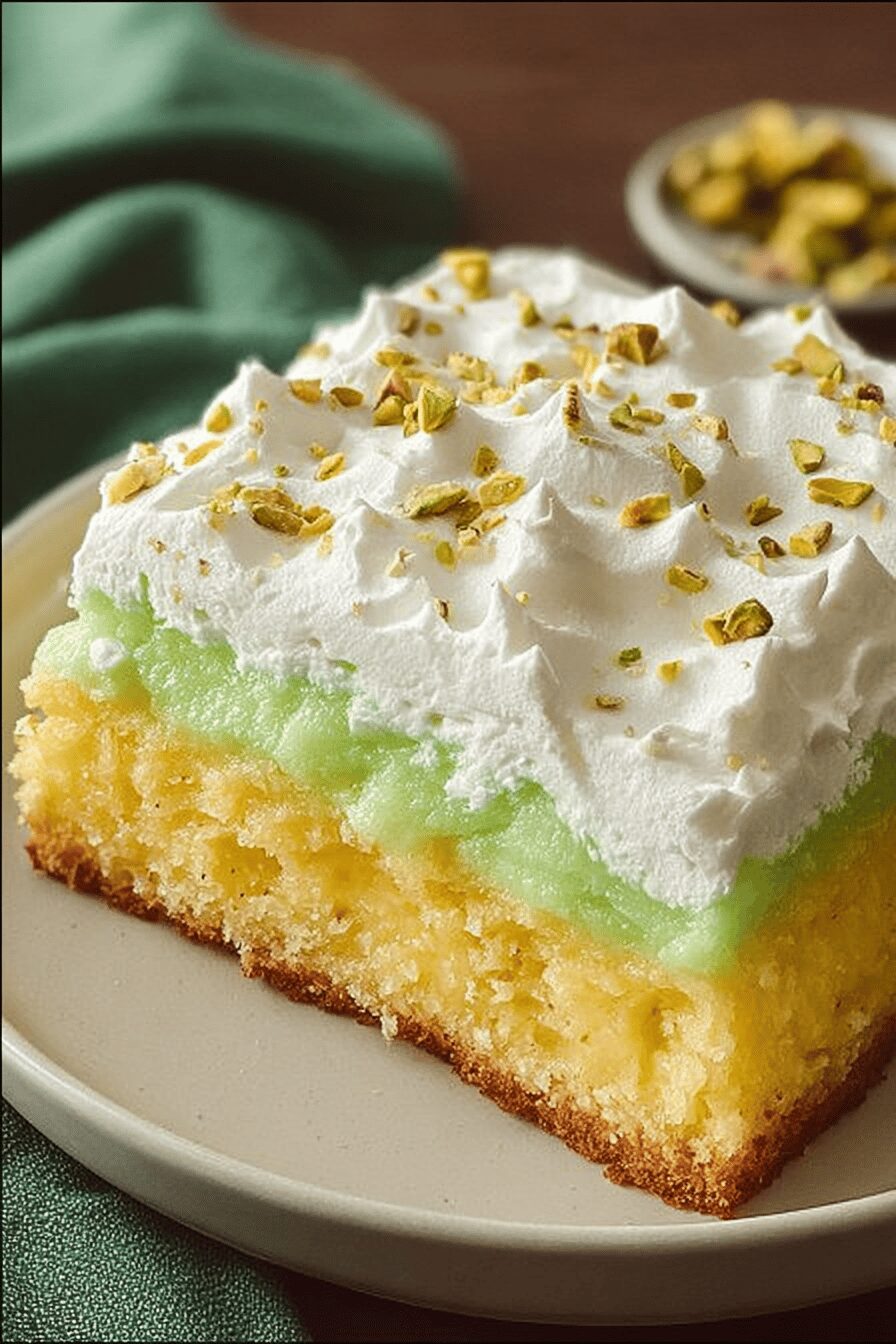Tropical Pistachio Bliss Cake