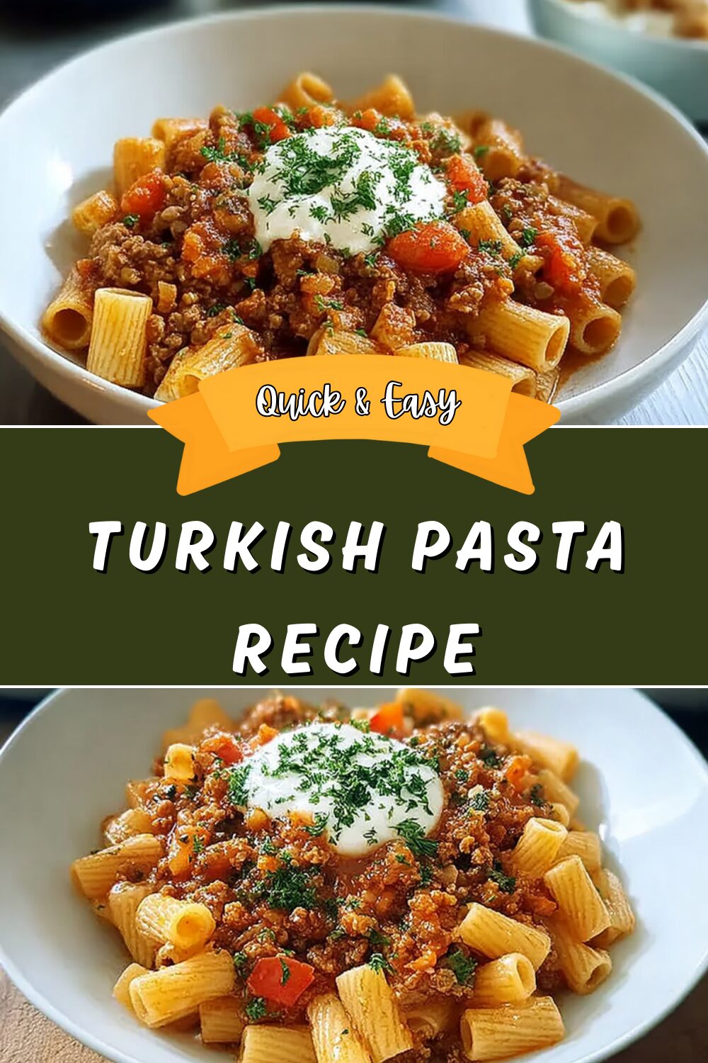 Turkish Pasta Recipe