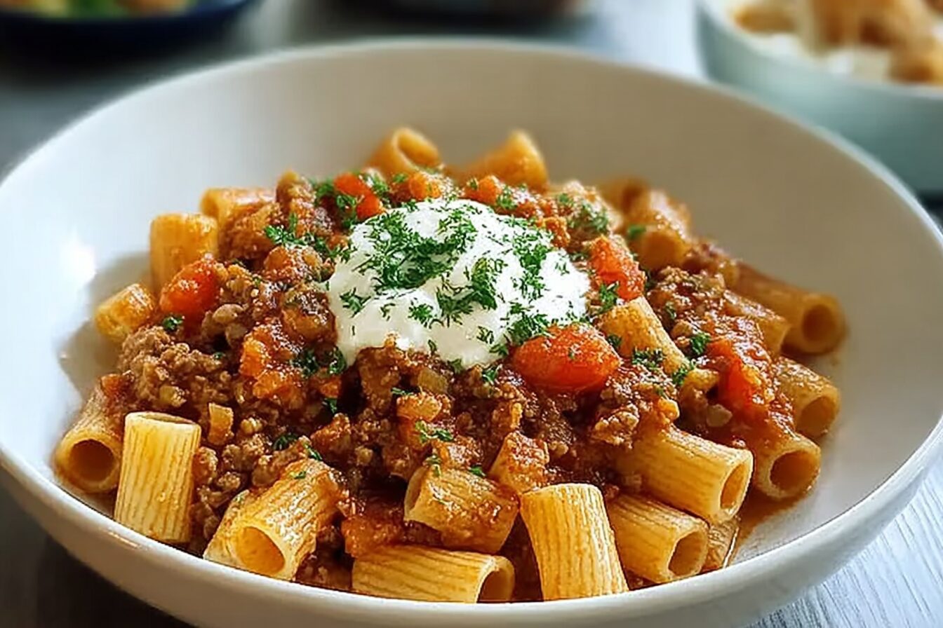 Turkish Pasta Recipe