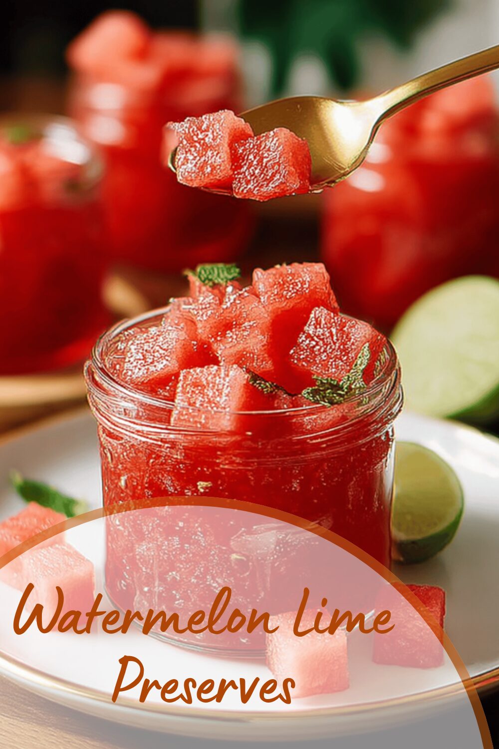 Watermelon Lime Preserves