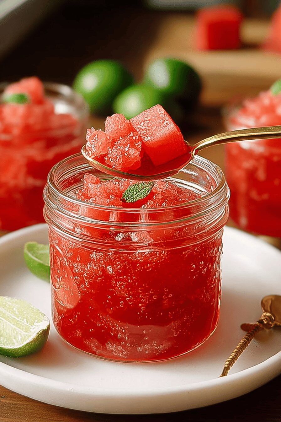 Watermelon Lime Preserves