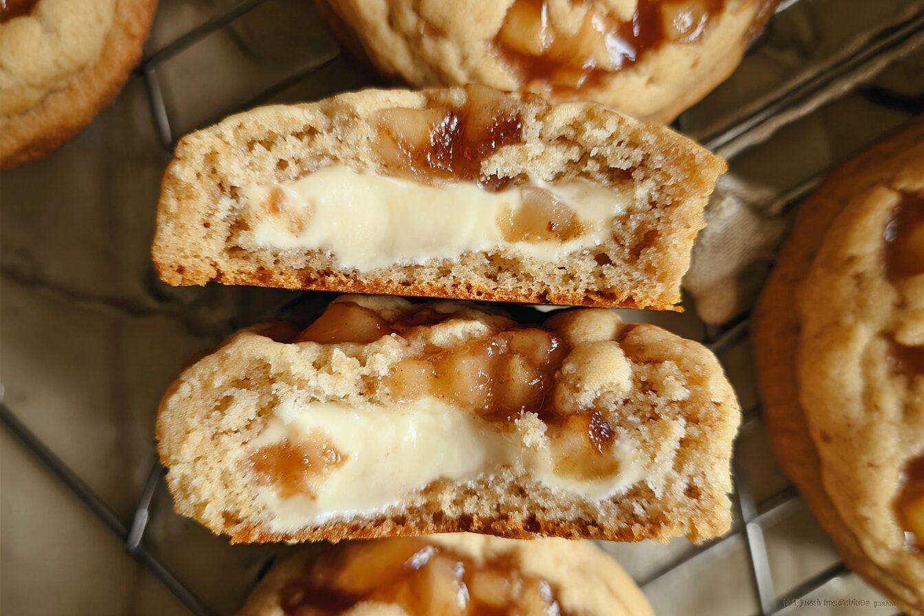Apple Cheesecake Cookies