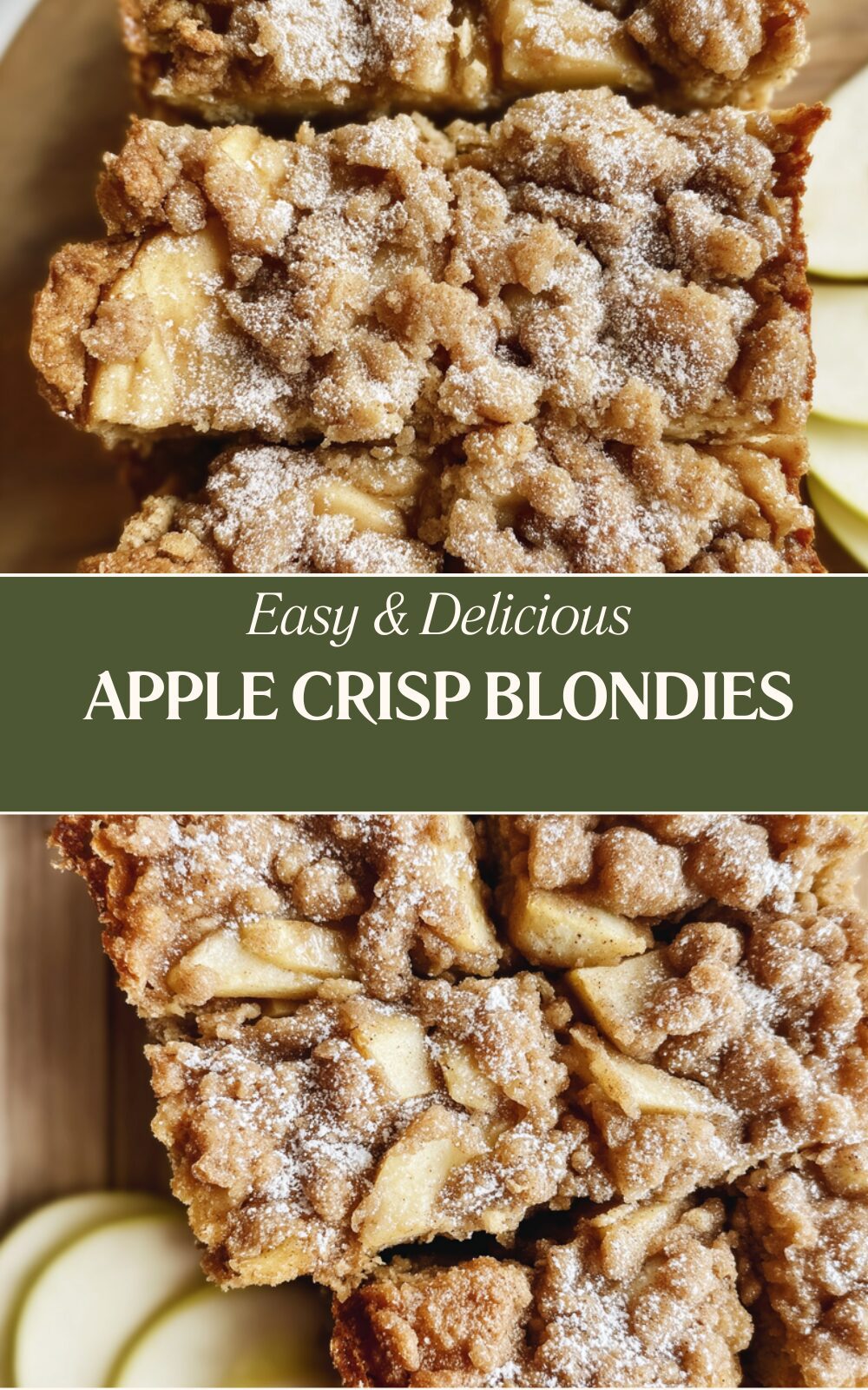 Apple Crisp Blondies