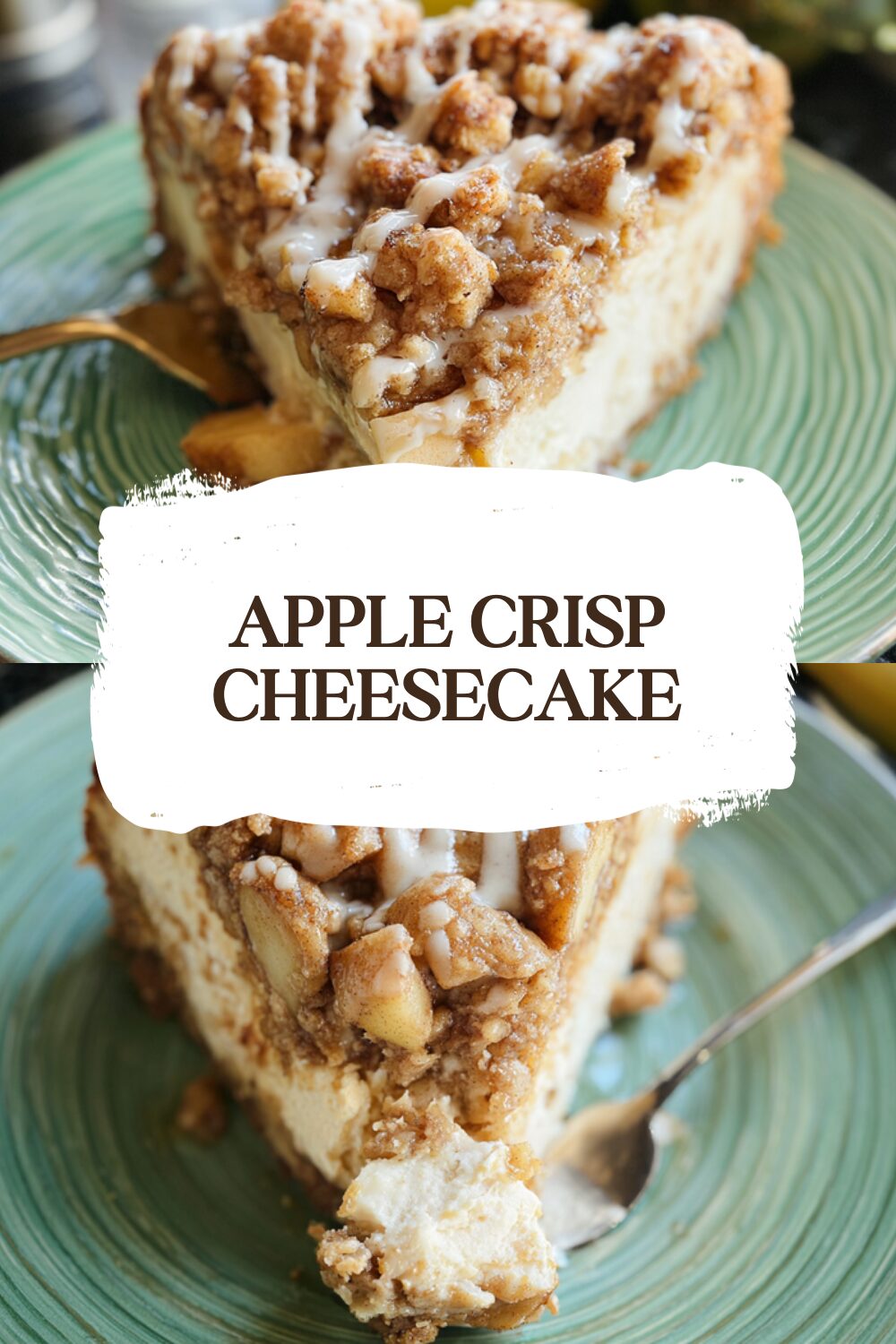 Apple Crisp Cheesecake