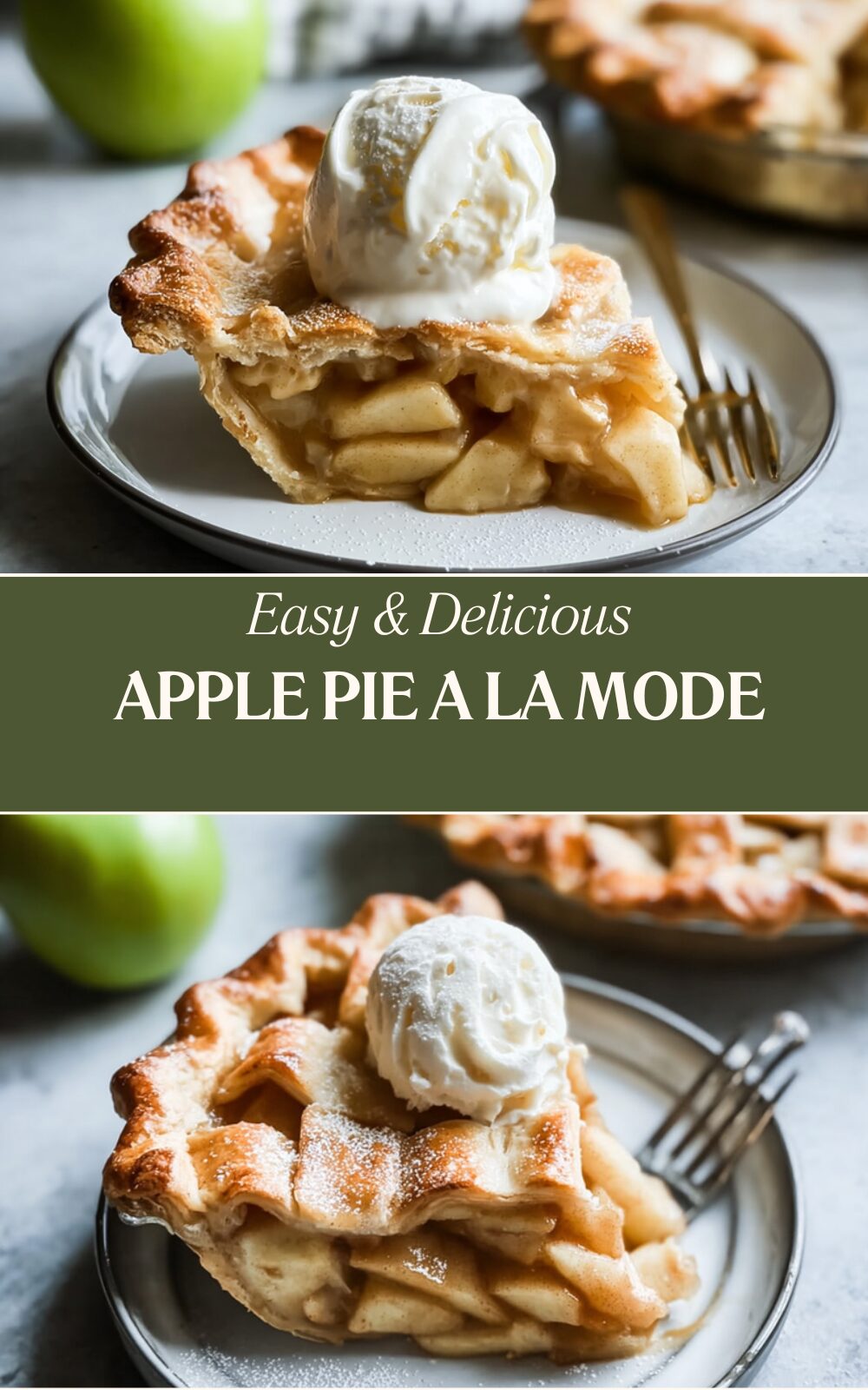 Apple Pie A La Mode