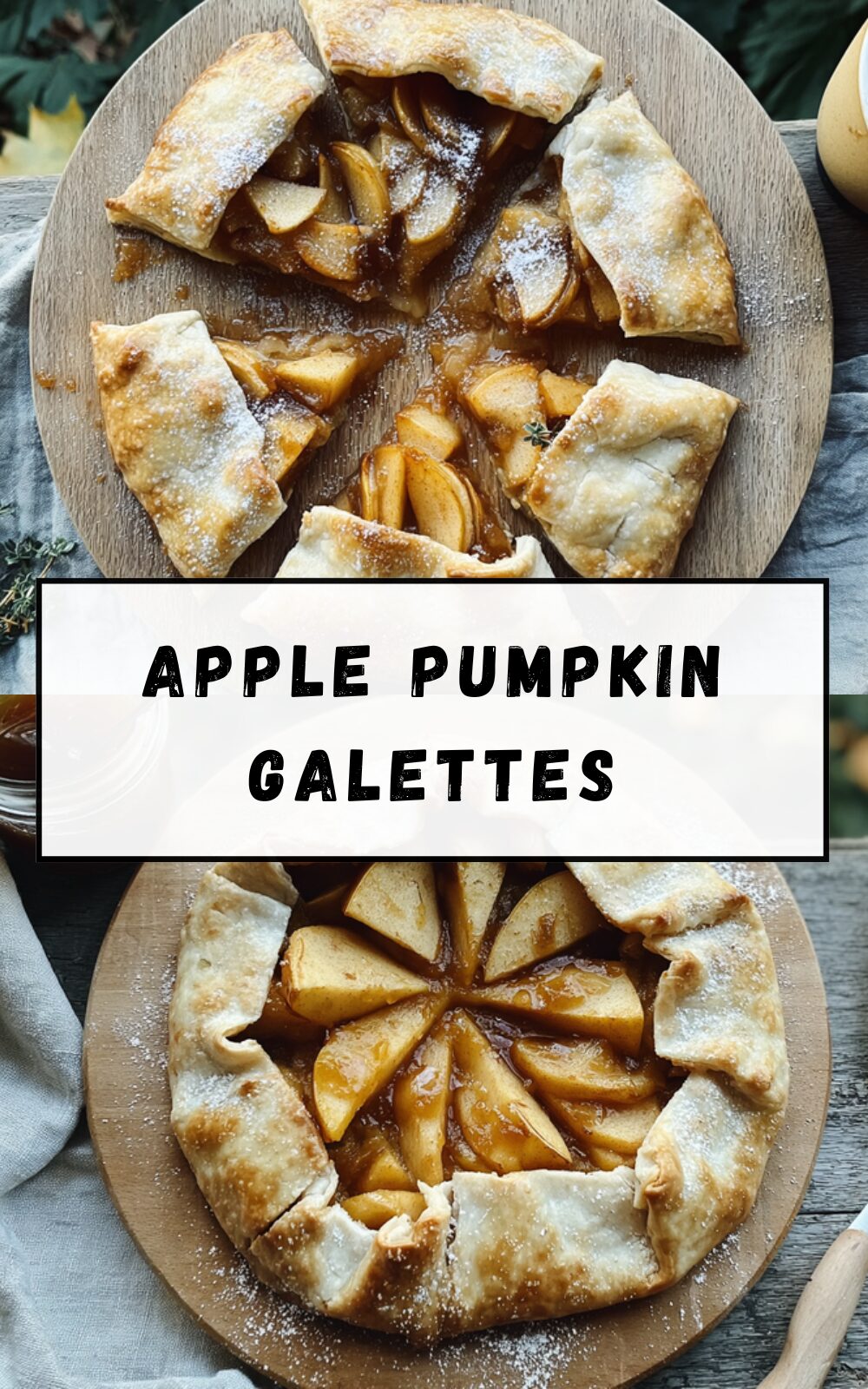 Apple Pumpkin Galettes