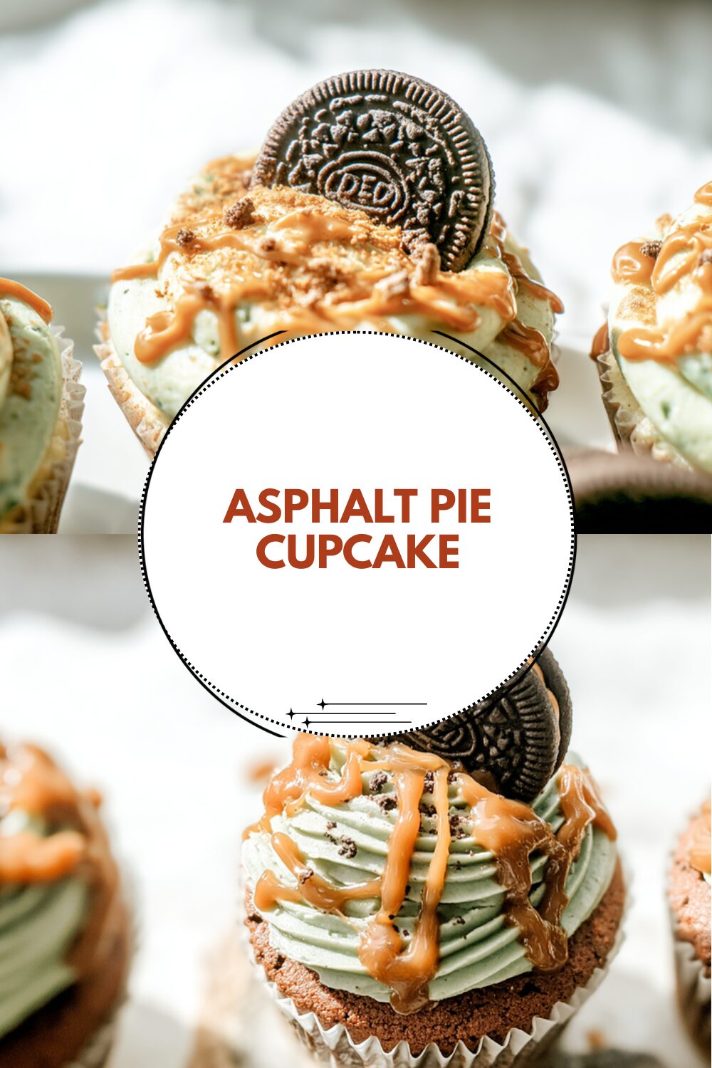 Asphalt Pie Cupcake