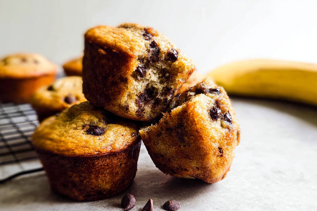 Banana Chocolate Chip Muffins