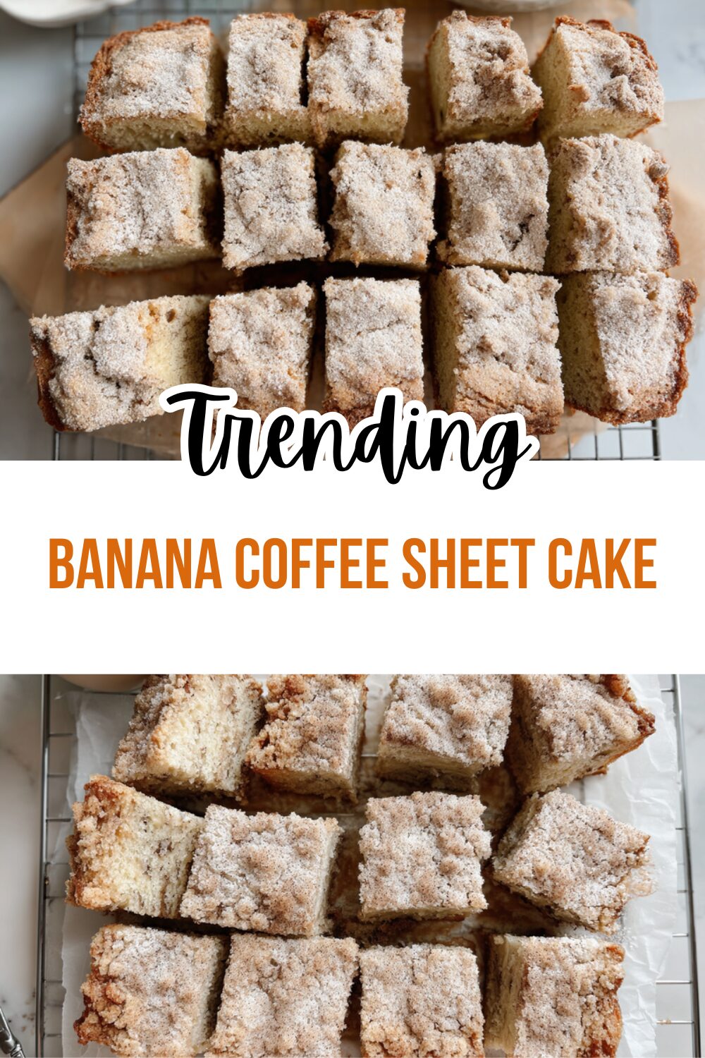 Banana Coffee Sheet Cake