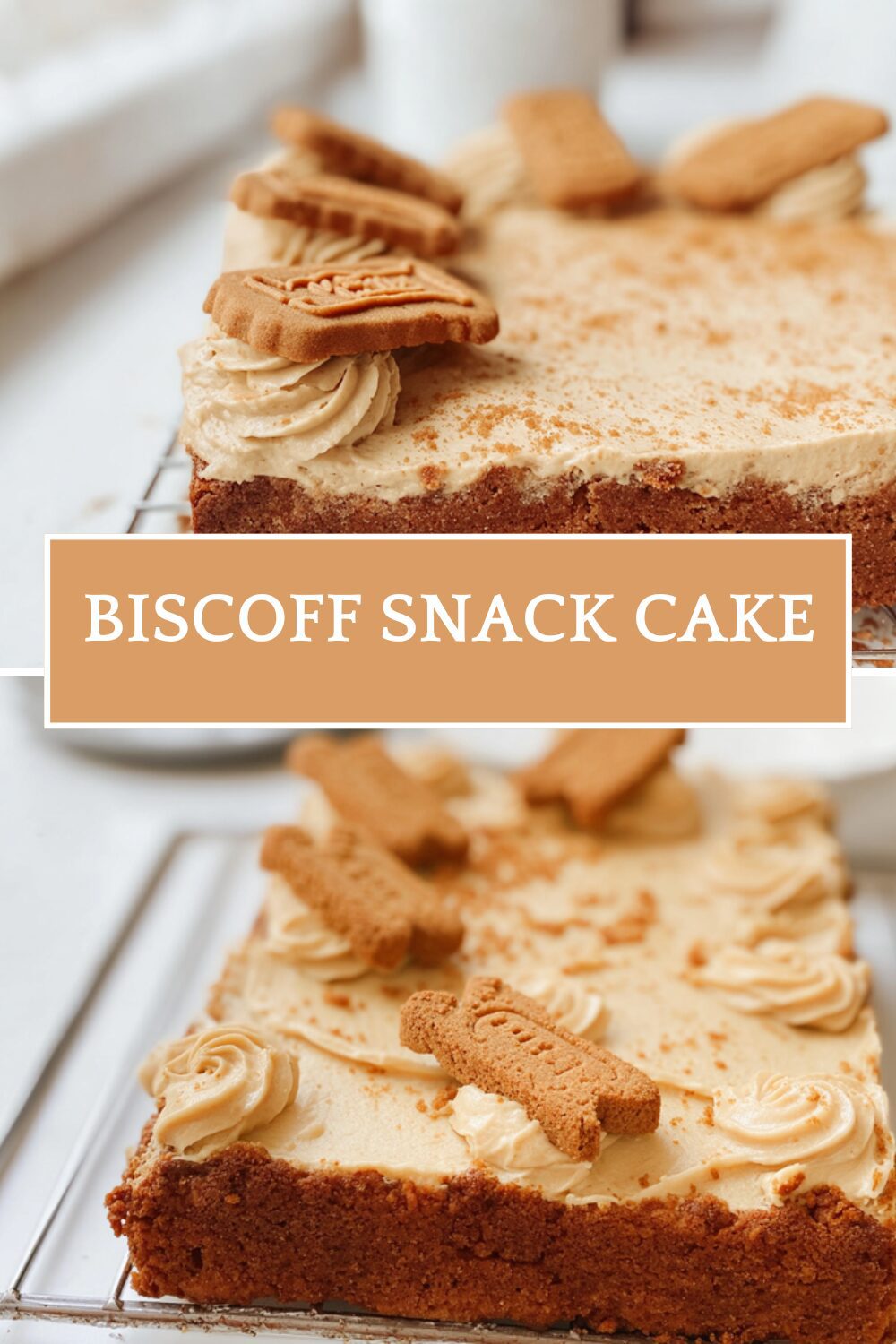Biscoff Snack Cake