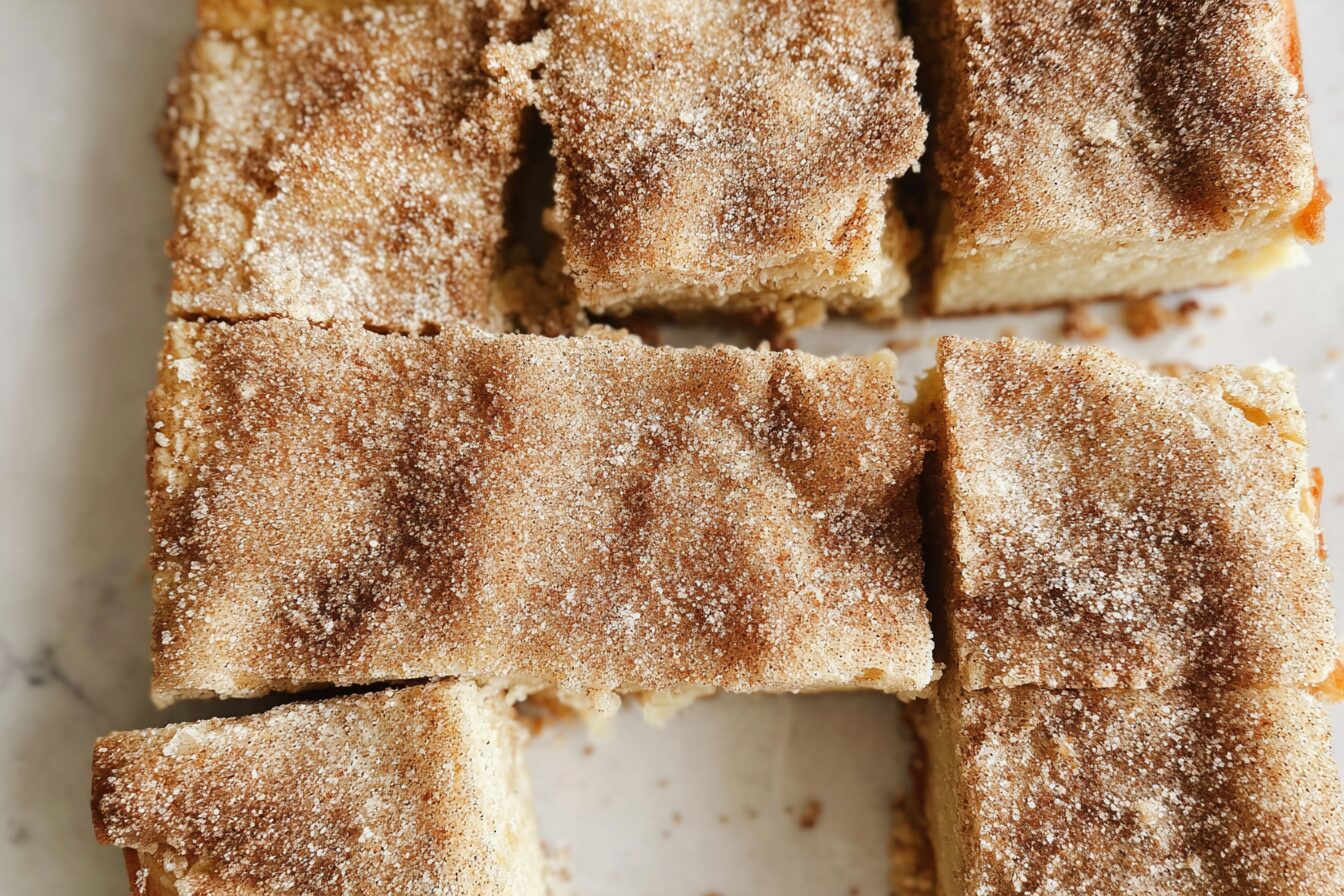 Brown Butter Snickerdoodle Blondies