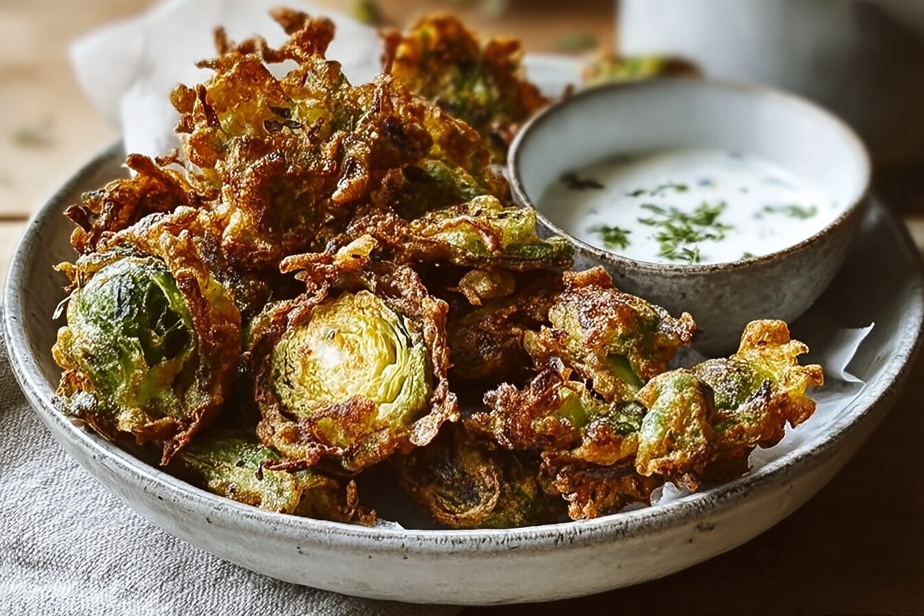Brussels Sprouts Bhajis