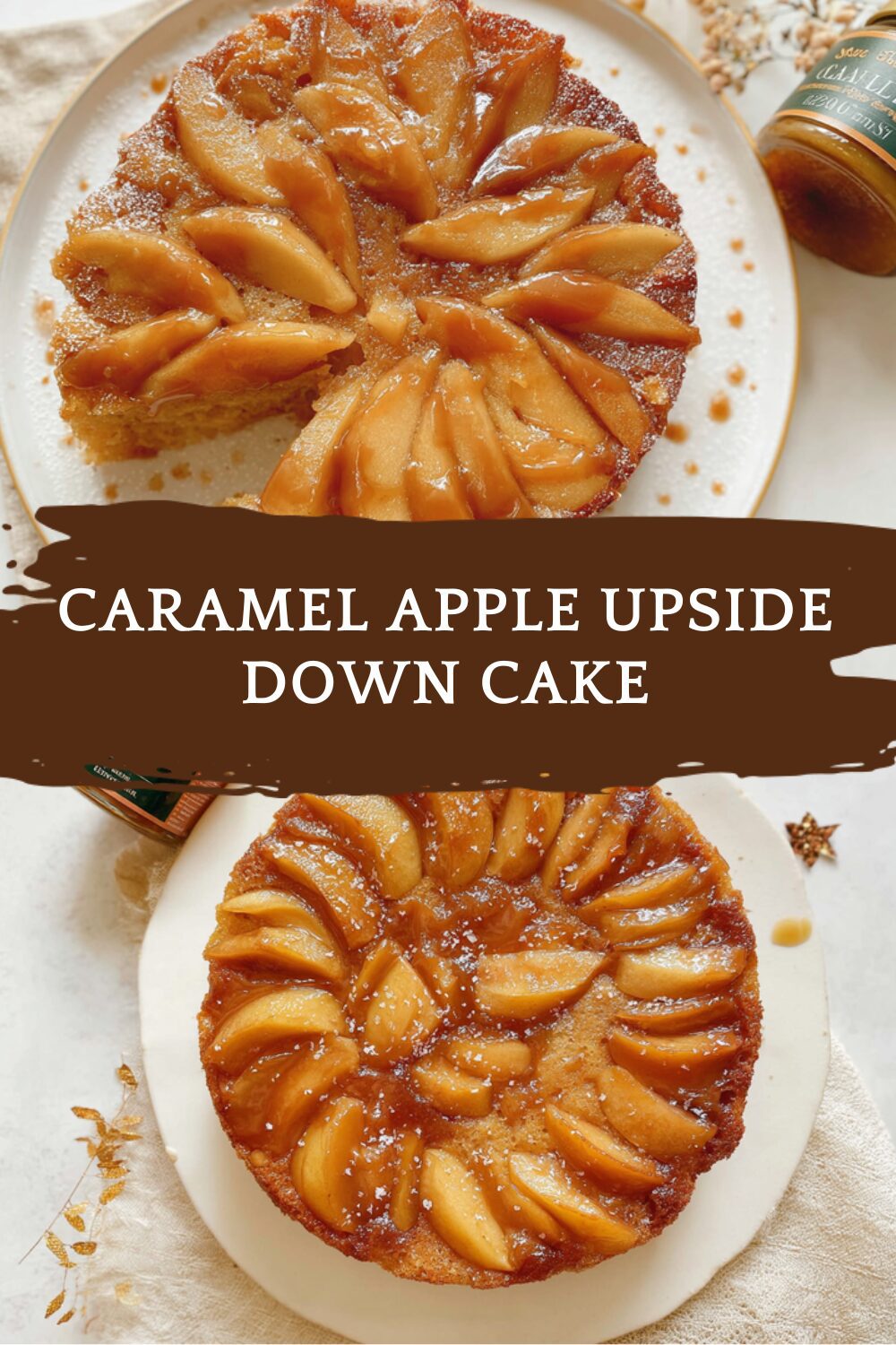 Caramel Apple Upside Down Cake