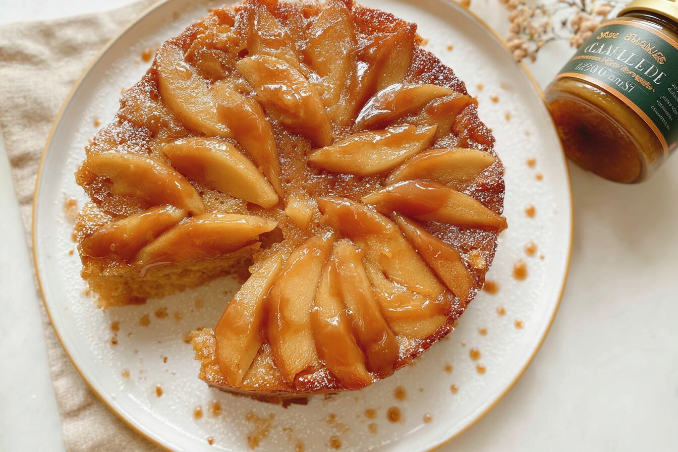 Caramel Apple Upside Down Cake
