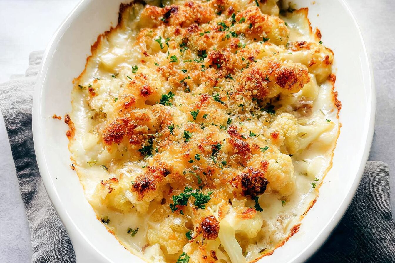 Cauliflower Au Gratin